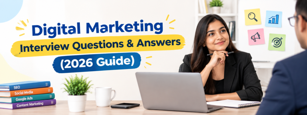 Digital Marketing Interview Questions & Answers (2026 Guide)
