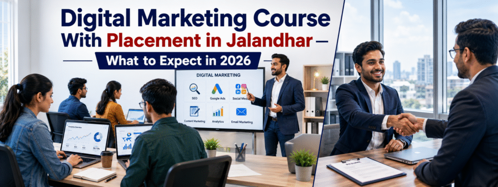 Digital Marketing Course With Placement in Jalandhar — What to Expect in 2026