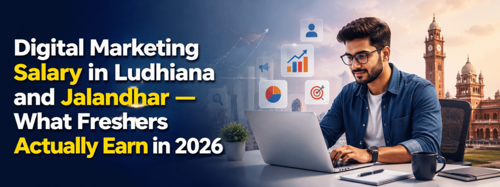 Digital Marketing Salary in Ludhiana and Jalandhar — What Freshers Actually Earn in 2026