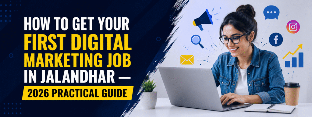 How to Get Your First Digital Marketing Job in Jalandhar — 2026 Practical Guide