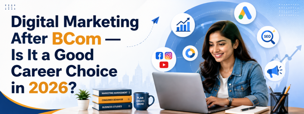 Digital Marketing After BCom — Is It a Good Career Choice in 2026?